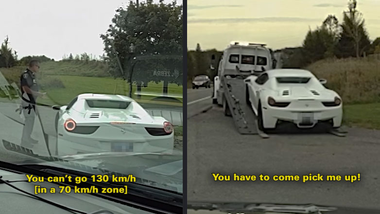 “Μαμά έλα εδώ, μου πήραν τη Ferrari επειδή έτρεχα” – Πλουσιόπαιδο έμαθε πως δεν του ανήκουν οι δρόμοι (Βίντεο) 