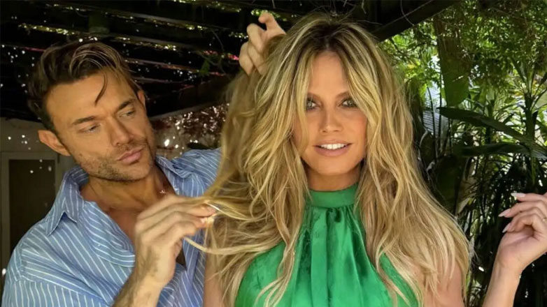 Η Heidi Klum με το απόλυτο καλοκαιρινό hair look διά χειρός Δημήτρη Γιαννέτου