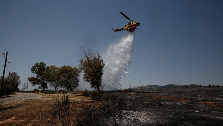 Φωτιά σε δασική έκταση στη Μελίταινα Ροδόπης