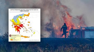 Ακραίος κίνδυνος πυρκαγιάς και το Σάββατο