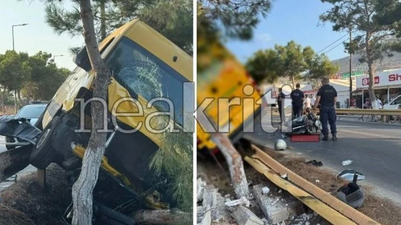 Χερσόνησος: Νεκρός πεζός μετά από σύγκρουση βαν με μοτοσικλέτα