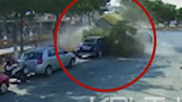 Βίντεο – σοκ από την παράσυρση πεζού στη Χερσόνησο