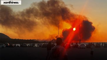 Πυρκαγιά στη Σαμοθράκη