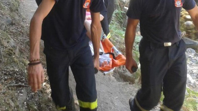 Ηράκλειο: Επιχείρηση μεταφοράς 70χρονης από το φαράγγι της Φανερωμένης