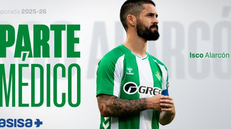 Μπέτις: Σοκ με τον Ίσκο – Μένει εκτός δράσης για τρεις μήνες