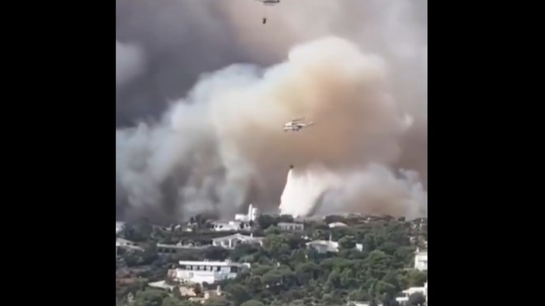 «Κόλαση φωτιάς» στη βόρεια Ισπανία