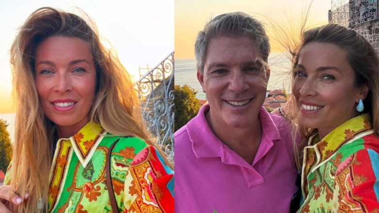 Μαριέττα Χρουσαλά: Ποζάρει αγκαλιά με τον Λέοντα Πατίτσα και τον γιο τους με φόντο το ηλιοβασίλεμα