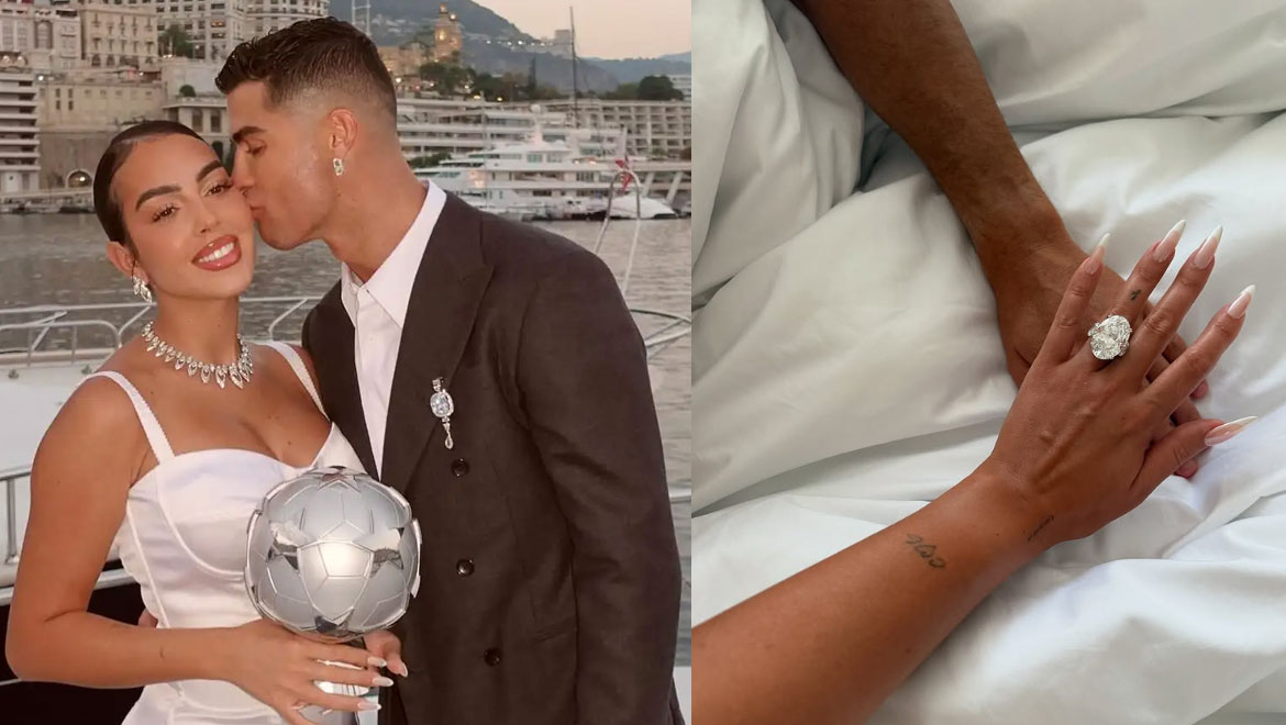 Cristiano Ronaldo: Από 2 έως 5 εκατ. δολάρια η αξία του μονόπετρου που έδωσε στην Georgina Rodríguez