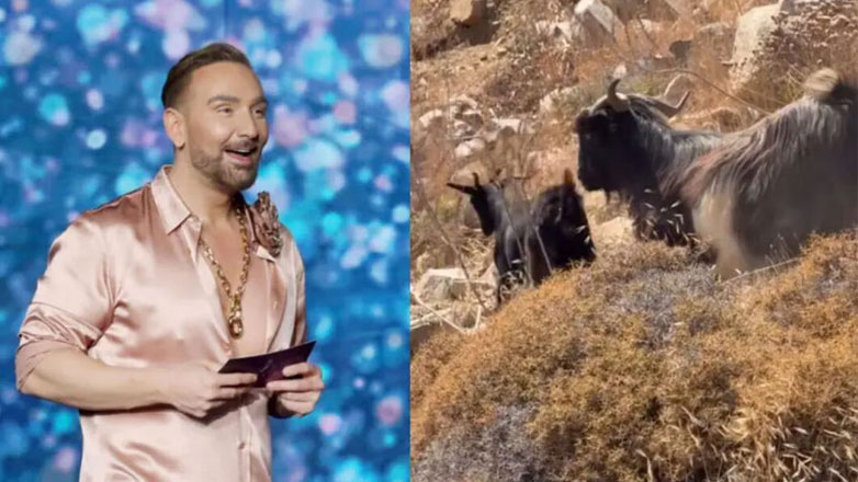 Νίκος Κοκλώνης: Το ξεκαρδιστικό βίντεο από τις διακοπές του – «Θα μου ορμήξουν τα κατσίκια»