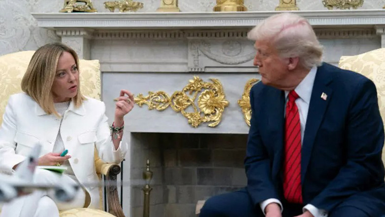 Τηλεφωνική επικοινωνία Τραμπ με Μελόνι