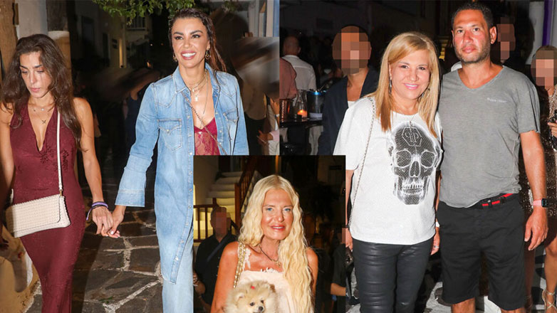 Στη Μύκονο η Δέσποινα Μοιραράκη, η Ειρήνη Παπαδοπούλου και η Μαρίνα Σταυράκη – Τα νυχτοπερπατήματα στα Ματογιάννια