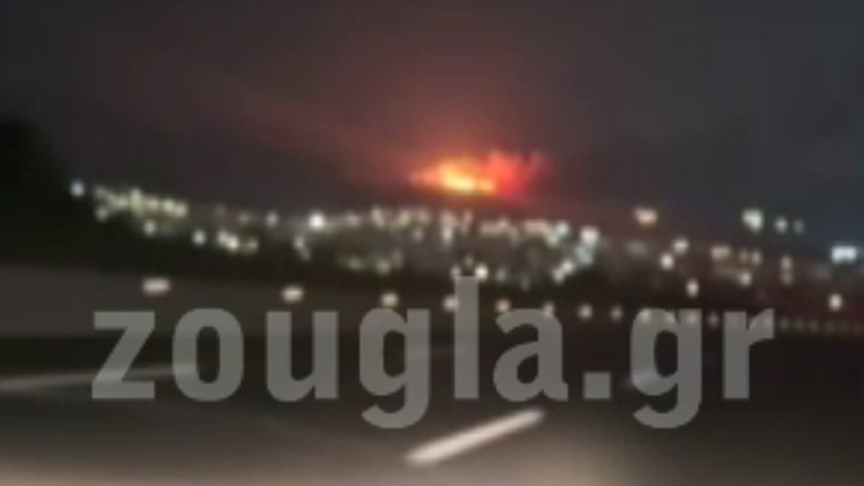 Έσβησε η φωτιά στα Μέγαρα με ρίψεις από αέρος- Δείτε βίντεο