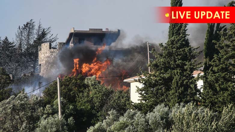 Μάχη με διάσπαρτες εστίες φωτιάς σε Πάτρα και Χίο