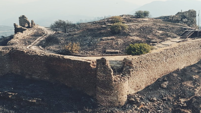 Χίος: Αποκαρδιωτικό βίντεο από την καμένη γη που άφησε πίσω της η φωτιά