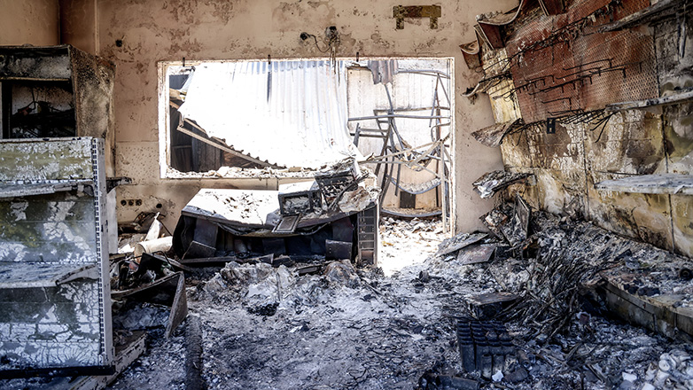 Ενεργό παραμένει το πύρινο μέτωπο στη Χίο