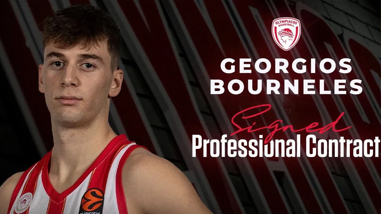 Μπάσκετ: Ο Μπουρνελές υπέγραψε επαγγελματικό συμβόλαιο με τον Ολυμπιακό