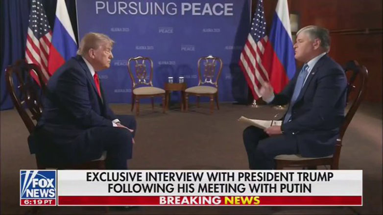 Τραμπ στο FOX News: «Aπό τον Ζελένσκι εξαρτάται πλέον η επίτευξη συμφωνίας»