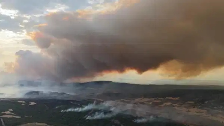 Στην Άνδρο έφτασε ο καπνός από τις φωτιές στην Τουρκία