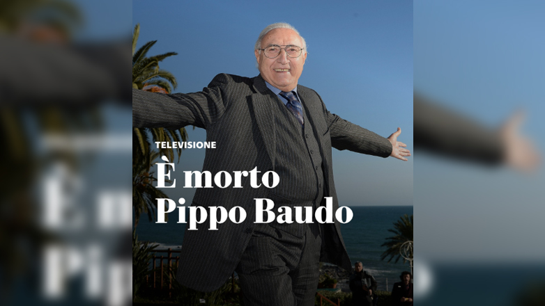 «Έφυγε» στα 89 του ο Ιταλός παρουσιαστής Πίπο Μπάουντο