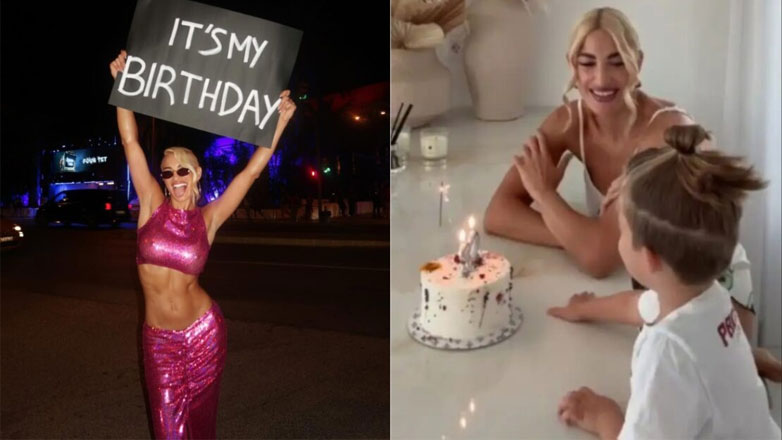 Ιωάννα Τούνη: Έκοψε τούρτα μαζί με τον γιο της, Πάρη, για τα 32α γενέθλιά της – Βίντεο