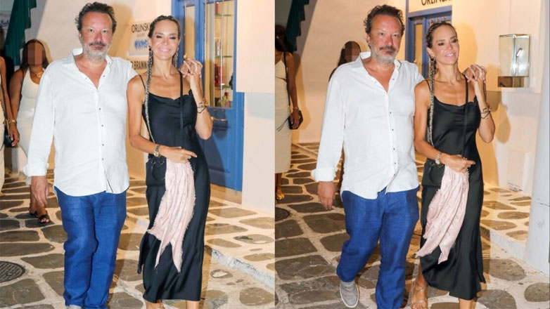 Νικολέττα Καρρά: Αγκαλιά με τον σύντροφό της, Διονύση Παναγιωτάκη, στα στενά της Μυκόνου – Πιο ερωτευμένοι από ποτέ