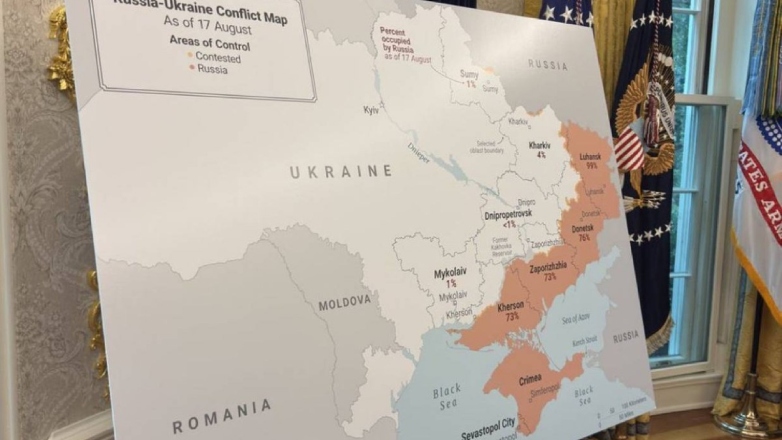 Το τέχνασμα του Τραμπ με τον χάρτη της Ουκρανίας