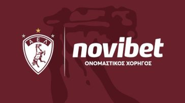 ΑΕΛ: Ανανέωσε για 3 χρόνια τη συμφωνία με την Novibet