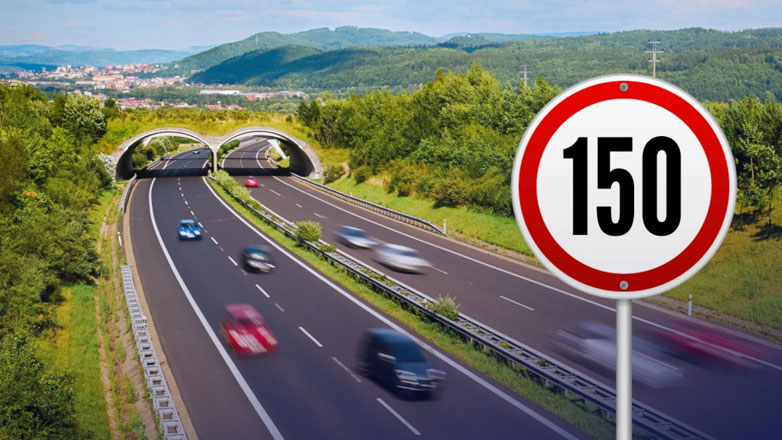 Ποια χώρα, μέλος της Ε.Ε., έχει όριο ταχύτητας στα 150χλμ./ώρα;