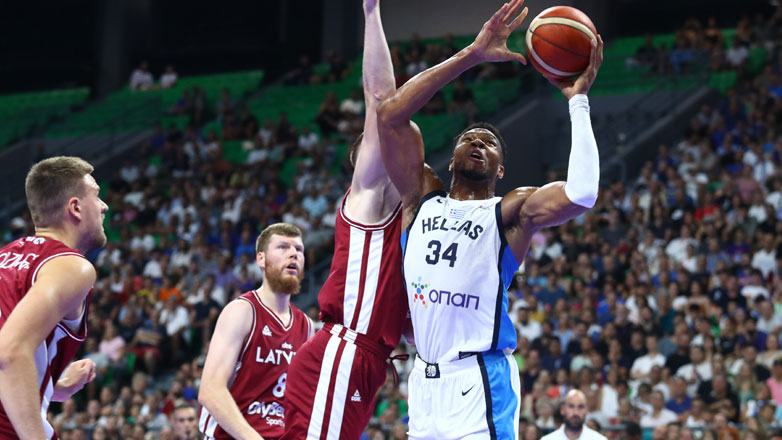 Τουρνουά Ακρόπολις: Καταιγιστική η εθνική με «καυτό» Γιάννη, 104-86 τη Λετονία