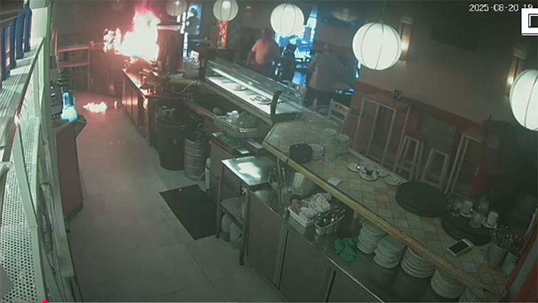 Ισπανία: Του είπαν ότι τελείωσε η μαγιονέζα κι έβαλε φωτιά στην καφετέρια – Βίντεο