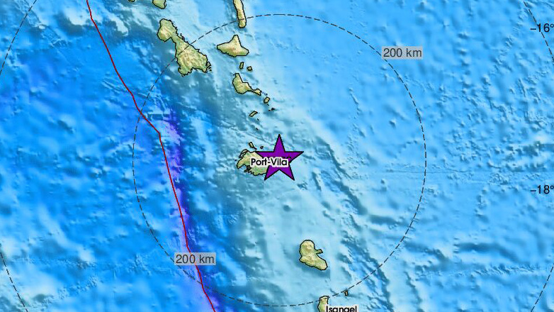 Σεισμός 5,4 Ρίχτερ στο Βανουάτου