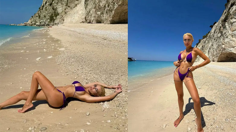 Αλεξάνδρα Παναγιώταρου: Οι sexy πόζες από τις διακοπές της στη Λευκάδα