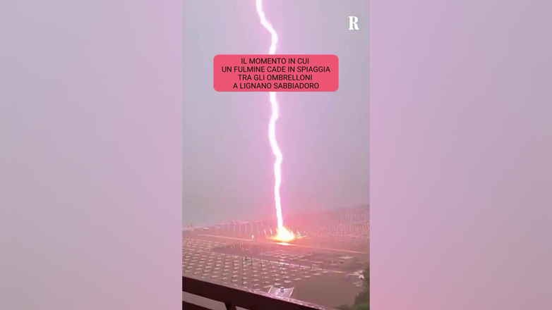 Ιταλία: Κεραυνός χτύπησε παραθαλάσσιο θέρετρο