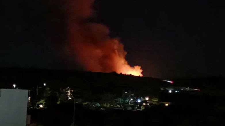 Οριοθετήθηκε η φωτιά στη Σαλαμίνα – Νωρίτερα ήχησε το 112