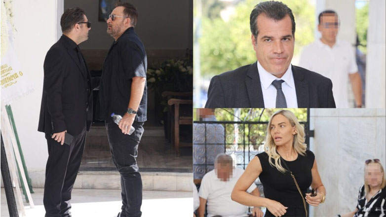 Κηδεία Δημήτρη Κωνσταντάρα: Βαρύ το κλίμα στο τελευταίο «αντίο» στο Α’ Νεκροταφείο – Συντετριμμένη η οικογένειά του