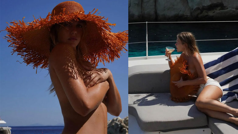 Κλέλια Ανδριολάτου: Οι topless φωτογραφίες πάνω σε σκάφος