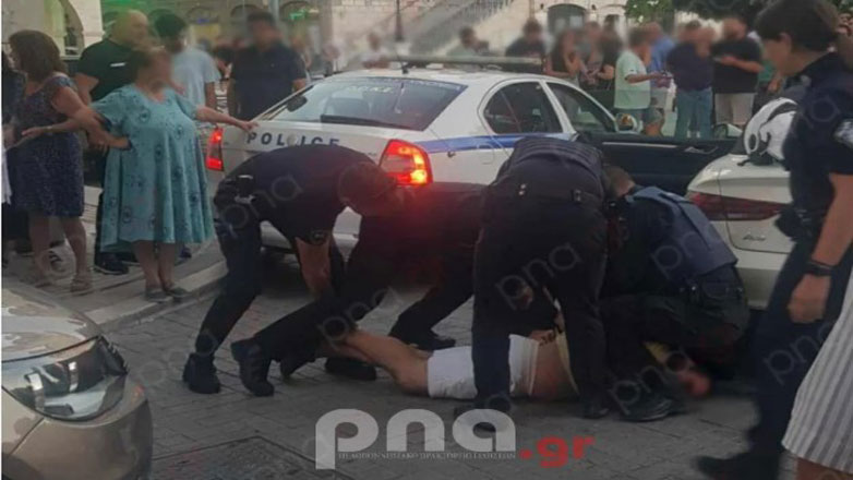 Βίντεο από επεισοδιακή καταδίωξη και σύλληψη ατόμου στο κέντρο της Τρίπολης