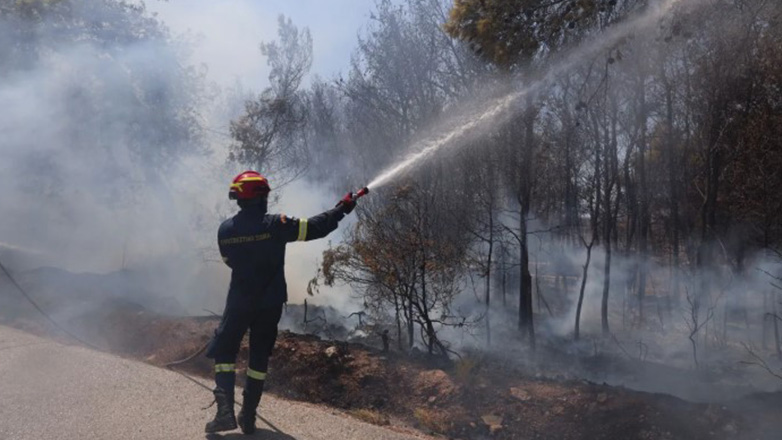 Κομοτηνή: Φωτιά κοντά στον οικισμό Ηφαίστου – Ήχησε το 112