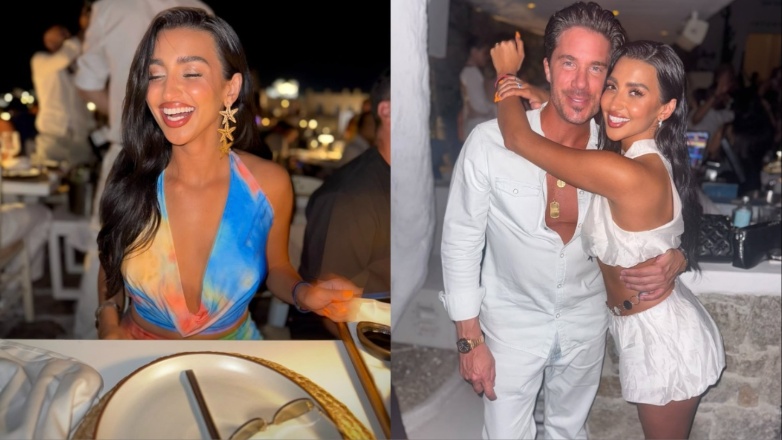 Αναστασία: Ποζάρει αγκαλιά με τον Νίκο Οικονομόπουλο σε γνωστό εστιατόριο στην Πάρο