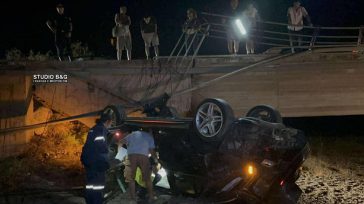 Αργολίδα: Αυτοκίνητο έπεσε από γέφυρα – Τραυματίστηκε ο οδηγός