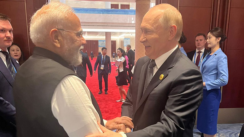 Μόντι: «Είναι πάντα χαρά μου να συναντώ τον Πρόεδρο Πούτιν»