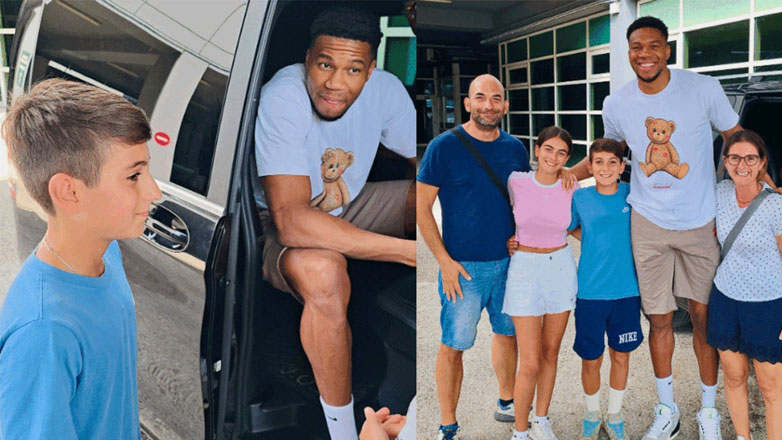 Γιάννης Αντετοκούνμπο: Η συγκινητική κίνηση σε οικογένεια Ιταλών στην Αθήνα – «Όλοι μας πήραμε ένα μεγάλο μάθημα ζωής»