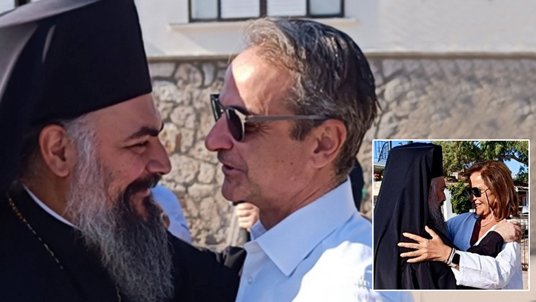 Εναγκαλισμοί, ασπασμοί και στη μέση ο Αρχιμανδρίτης Μελχισεδέκ