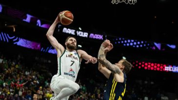 Ευρωμπάσκετ 2025: Nίκη-θρίλερ για τη Λιθουανία, 74-71 τη Σουηδία