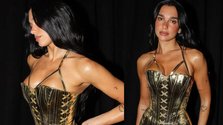 Dua Lipa: Η sexy εμφάνιση με χρυσό κορμάκι στη συναυλία της στο Τορόντο