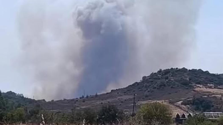 Λέσβος: Φωτιά στη Βρίσα