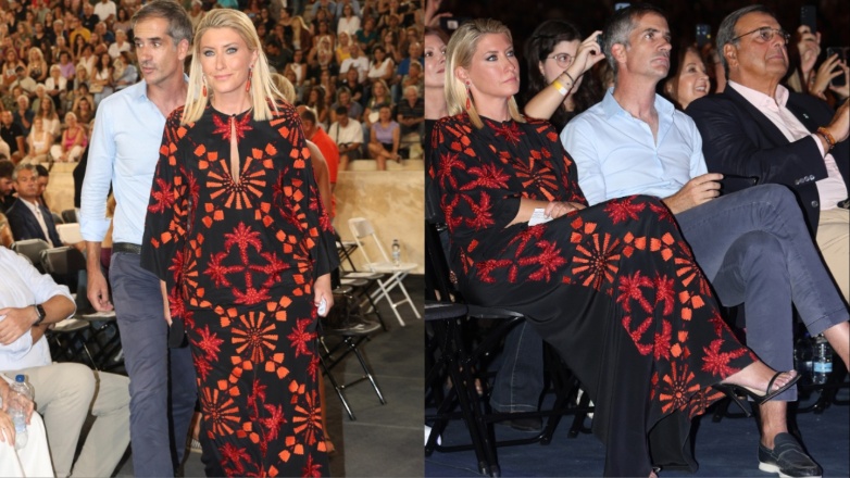 Κώστας Μπακογιάννης – Σία Κοσιώνη: Σπάνια κοινή δημόσια εμφάνιση στο Καλλιμάρμαρο – Φωτογραφίες