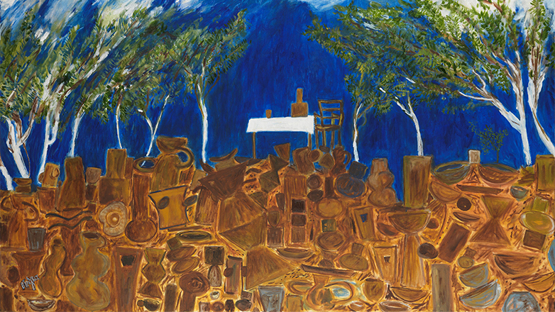 «Γραφές και Χάρτες»: H νέα ατομική έκθεση της Βάσως Τρίγκα στην Ύδρα