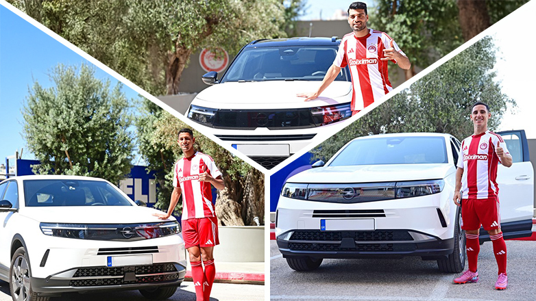 Τα νέα αστέρια του Ολυμπιακού οδηγούν τα κορυφαία SUV της Opel