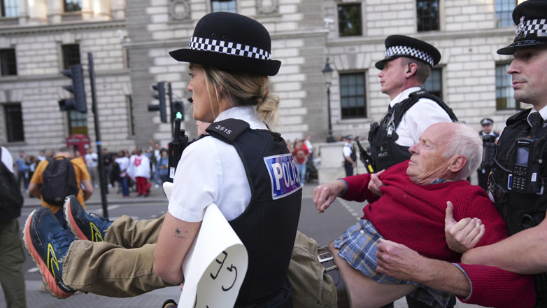 Λονδίνο: 890 συλλήψεις κατά τη διαδήλωση υποστήριξης στην Palestine Action